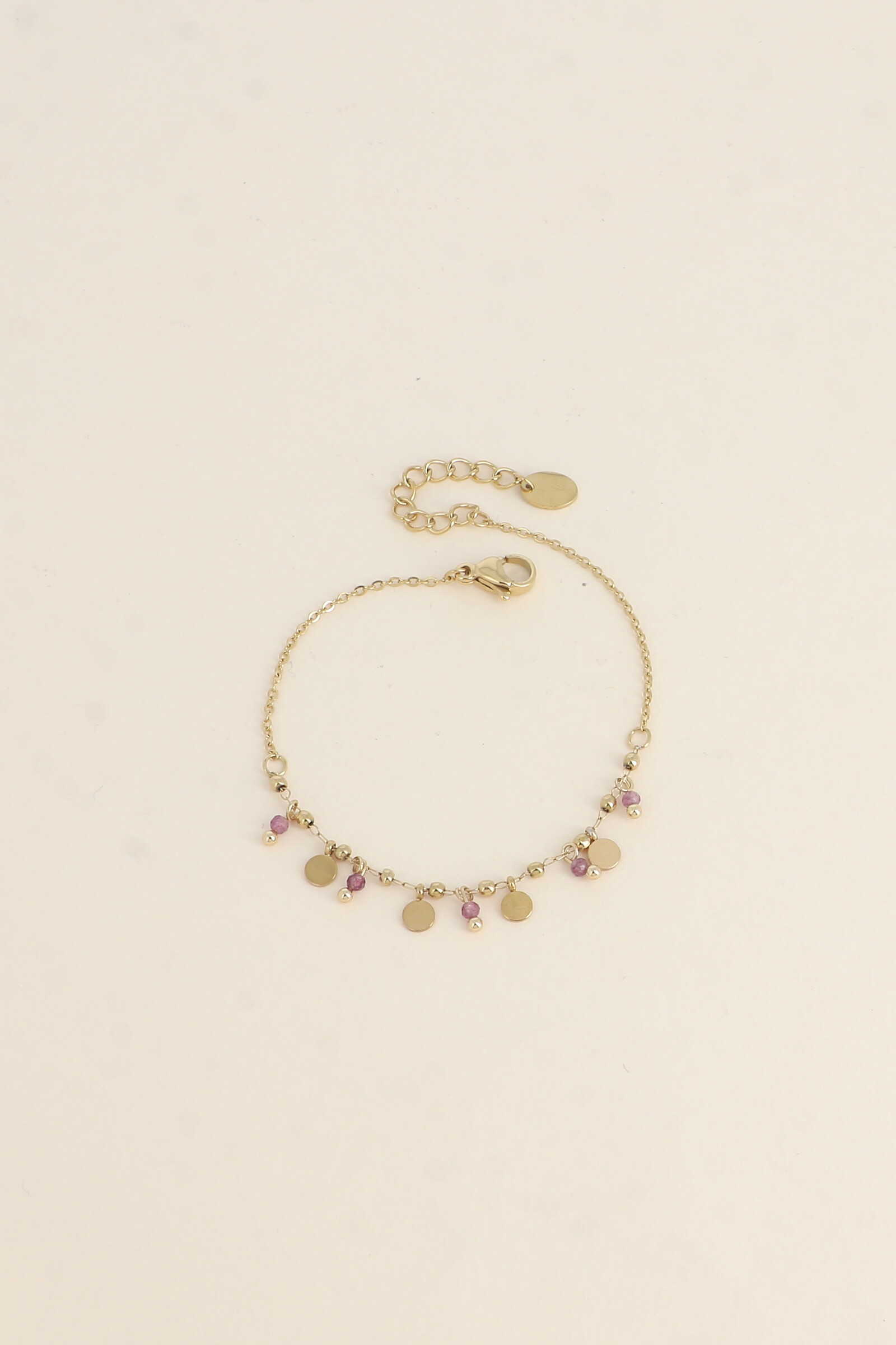 Grossista Bohm - Bracciale - Pampille rotonde e pietre naturali