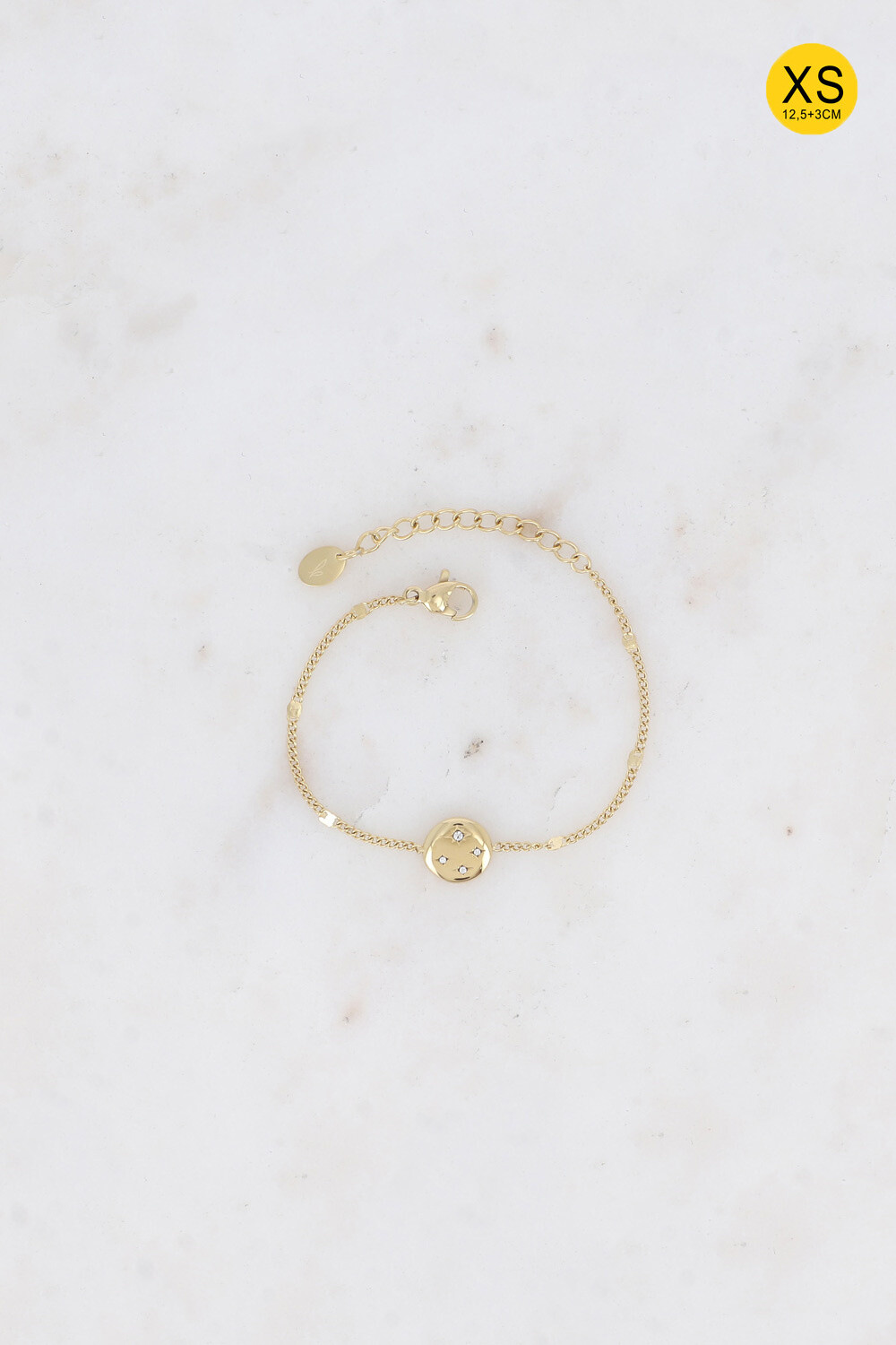 Grossista Bohm - Bracciale Pluivioa XS - ciondolo rotondo, stelle e zirconi