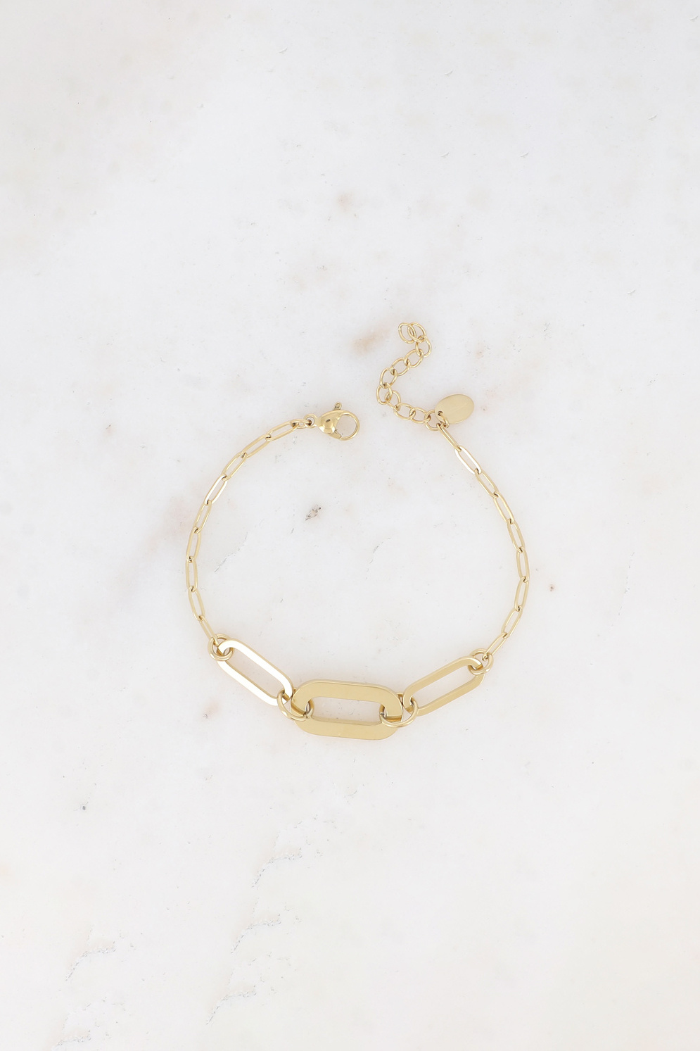 Grossista Bohm - Bracciale - 3 maglie ovali