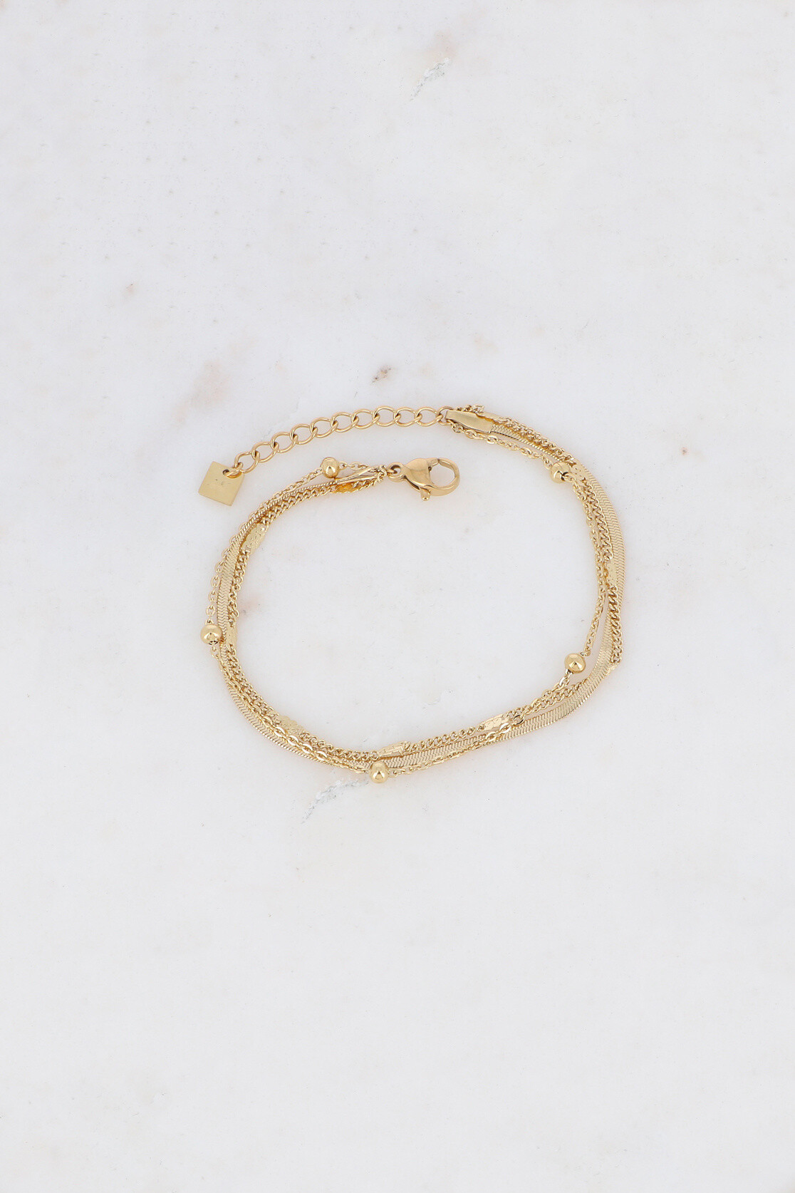 Grossista Bohm - Bracciale Foxy - Mesh a specchio e mesh con palline