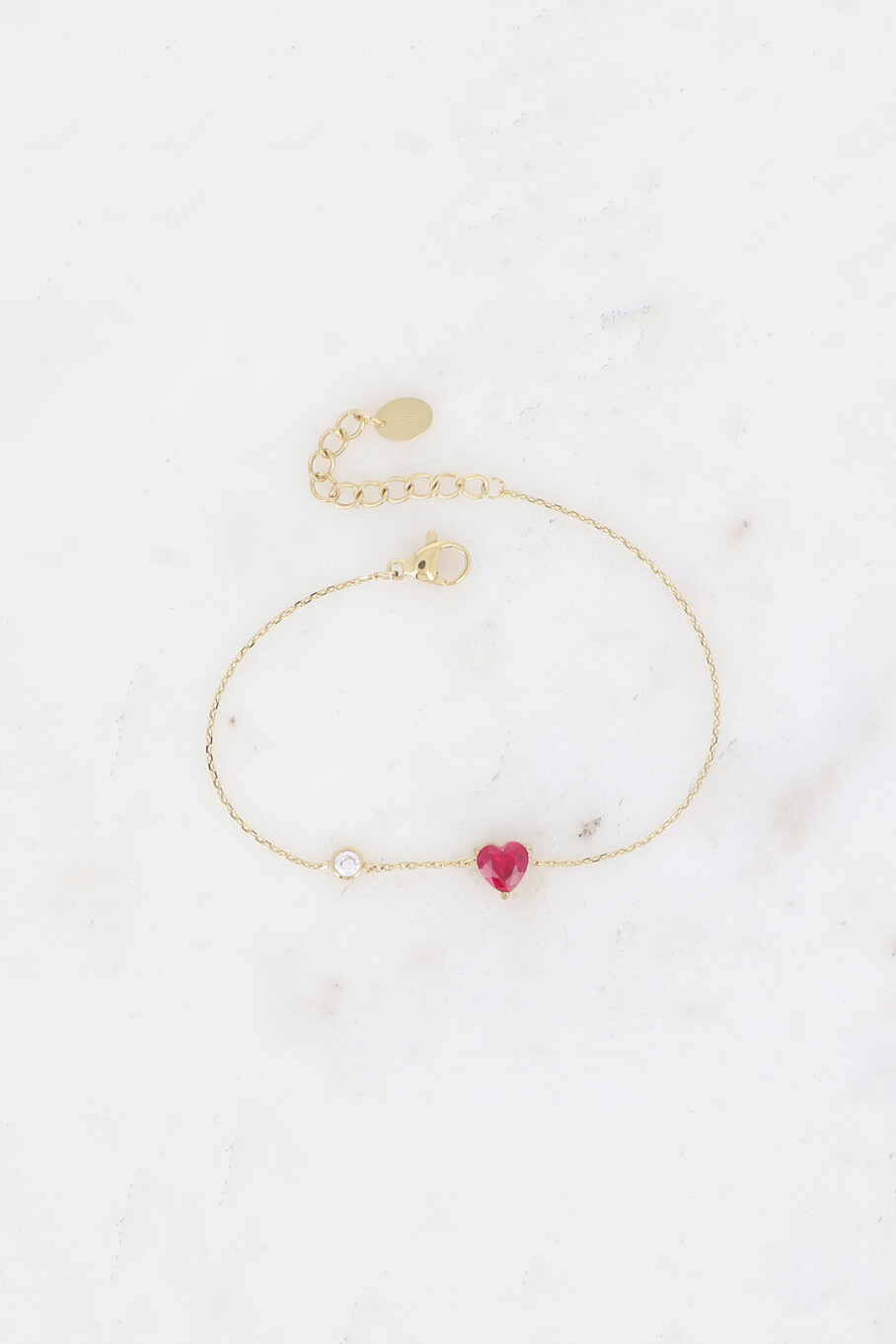 Grossiste Bohm - Bracelet - cristal coeur et oxyde de zirconium