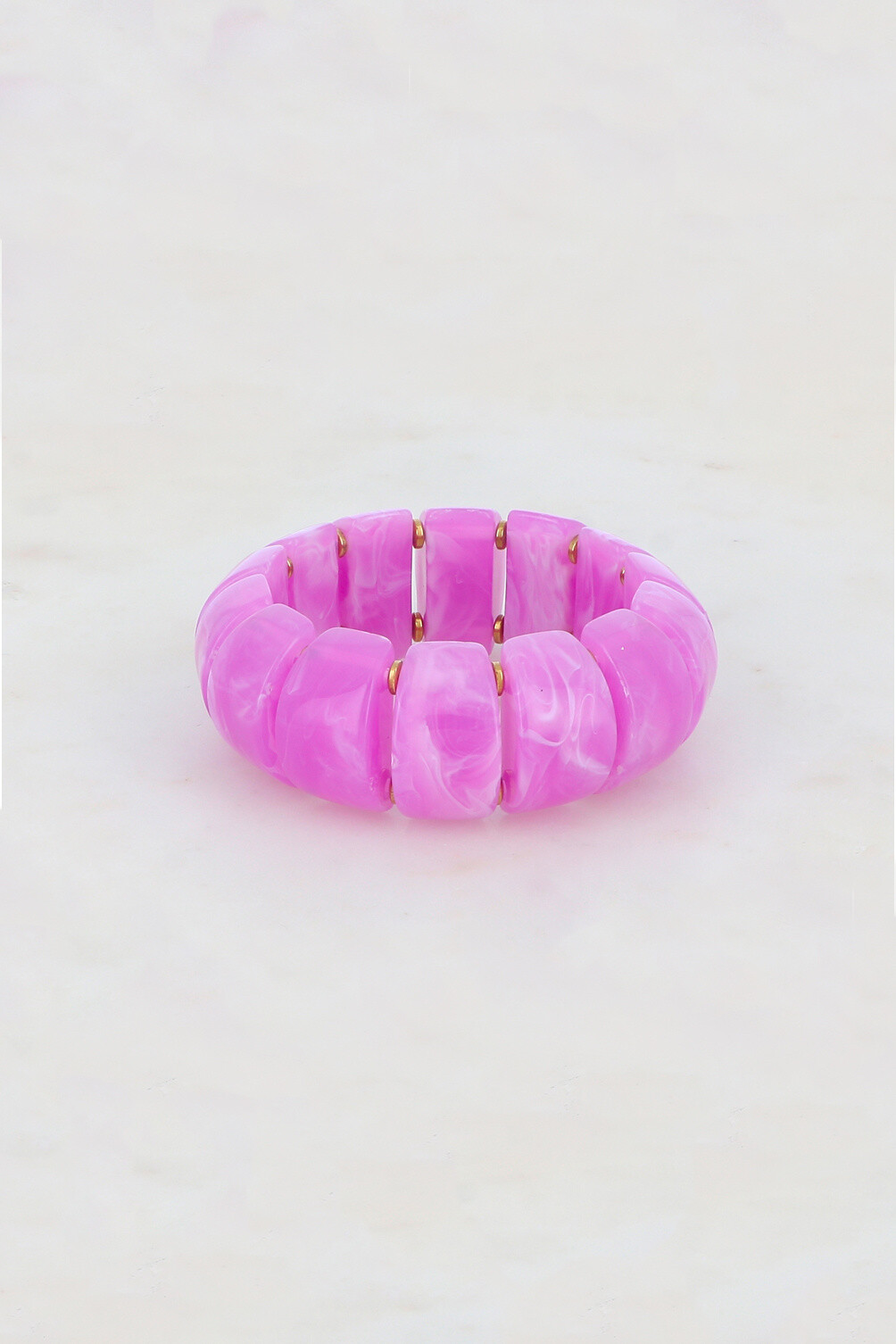 Grossiste Bohm - Bracelet élastique avec résine