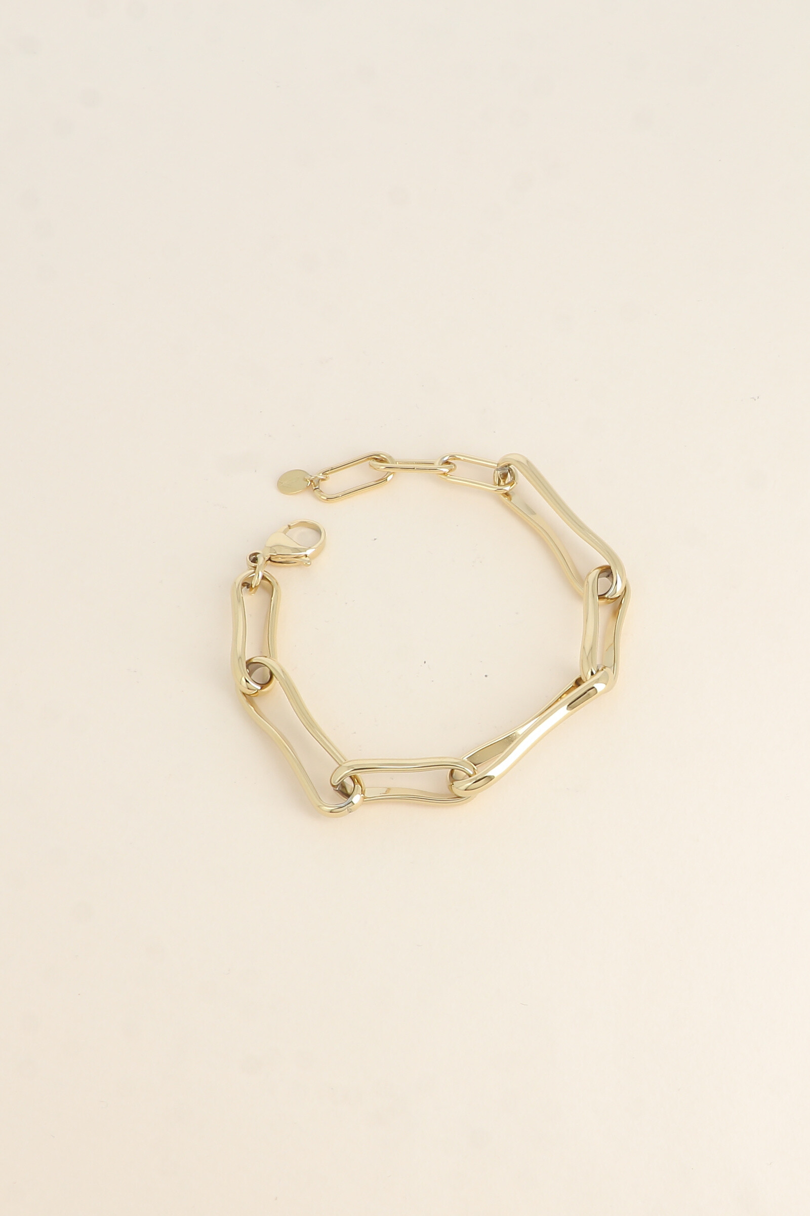 Grossiste Bohm - Bracelet - maille aux longs anneaux 22CM