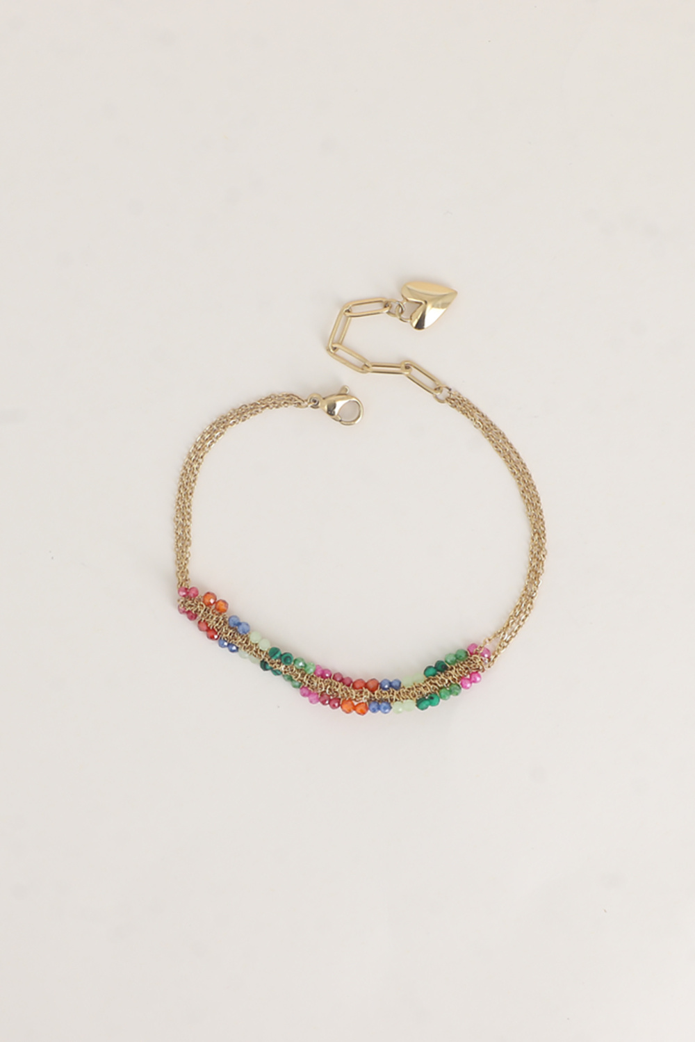 Wholesaler Bohm - Bracelet - chain wrapped with natural stones