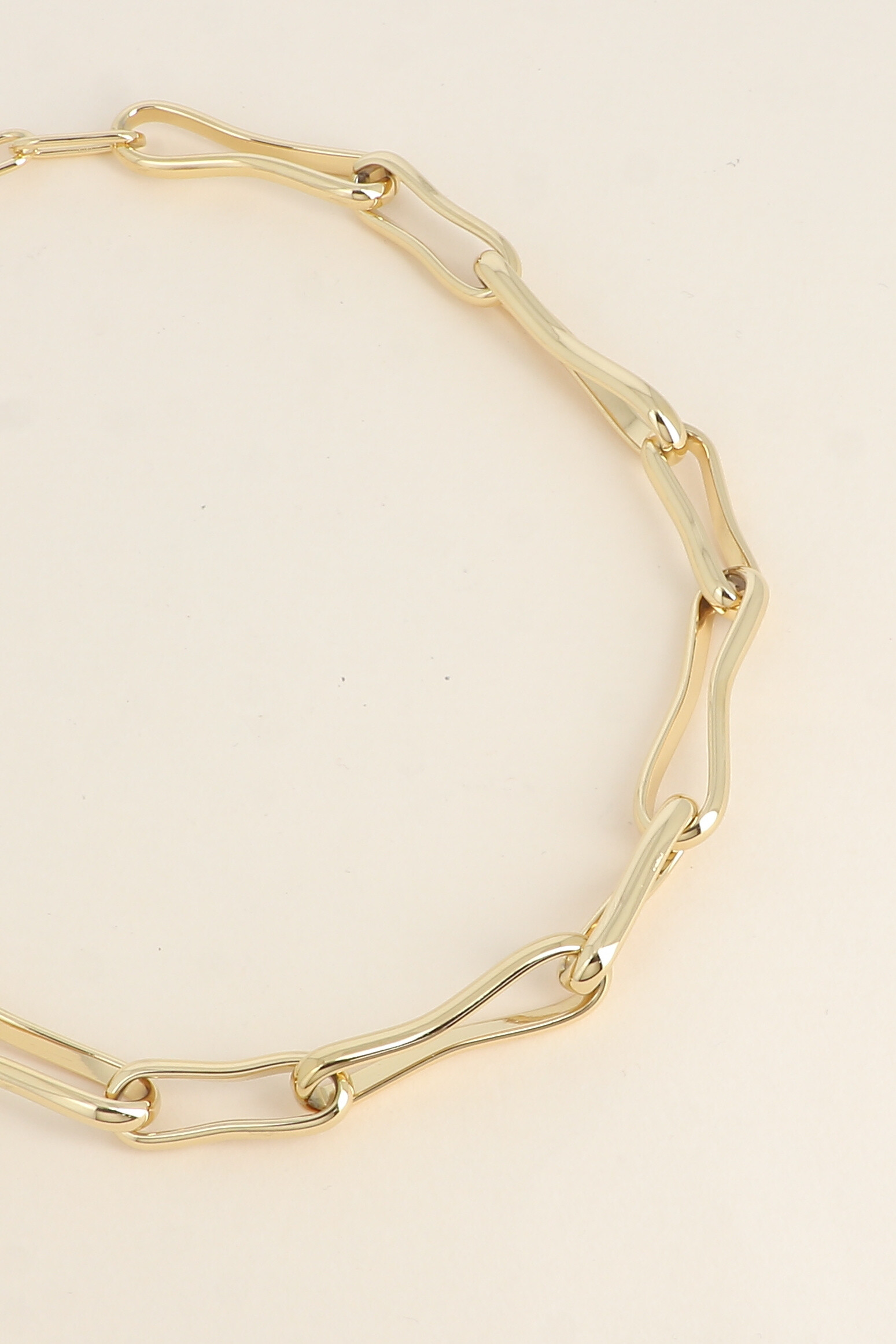 Grossiste Bohm - Collier - maille aux longs anneaux 45CM