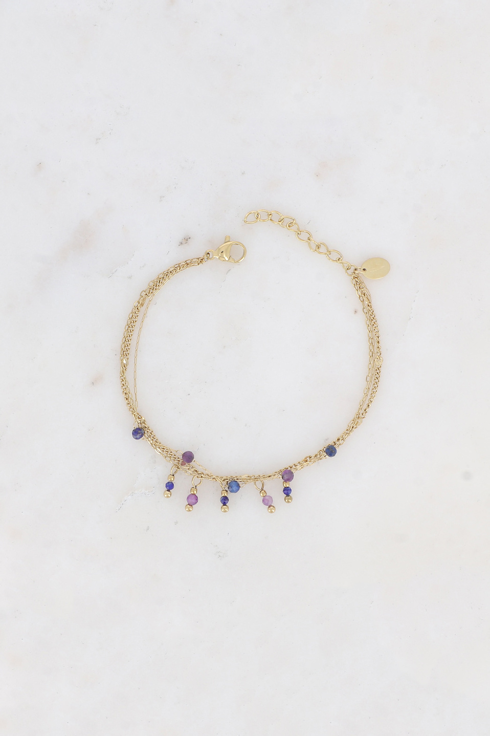 Grossista Bohm - Bracciale a 3 fili Lorraine - Pietre naturali