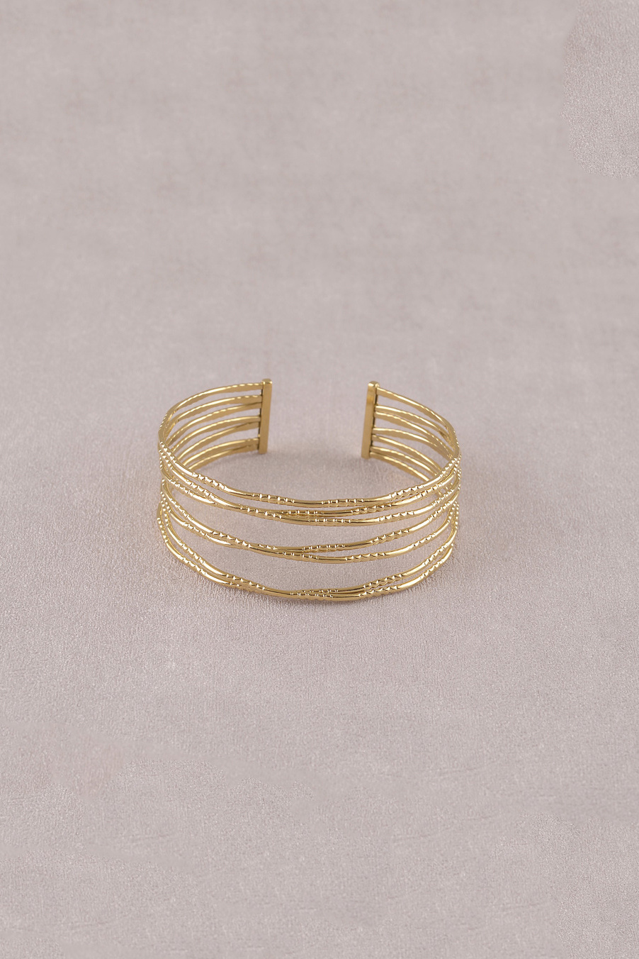 Mayorista Bohm - Brazalete - conjunto semanal, 7 anillos texturizados