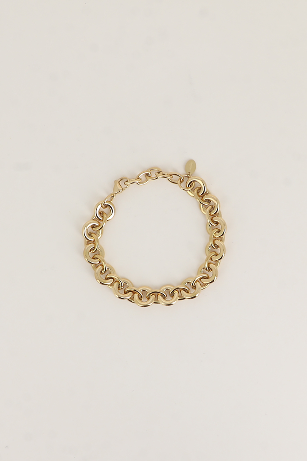 Mayorista Bohm - Pulsera - cadena con eslabones redondos y ovalados
