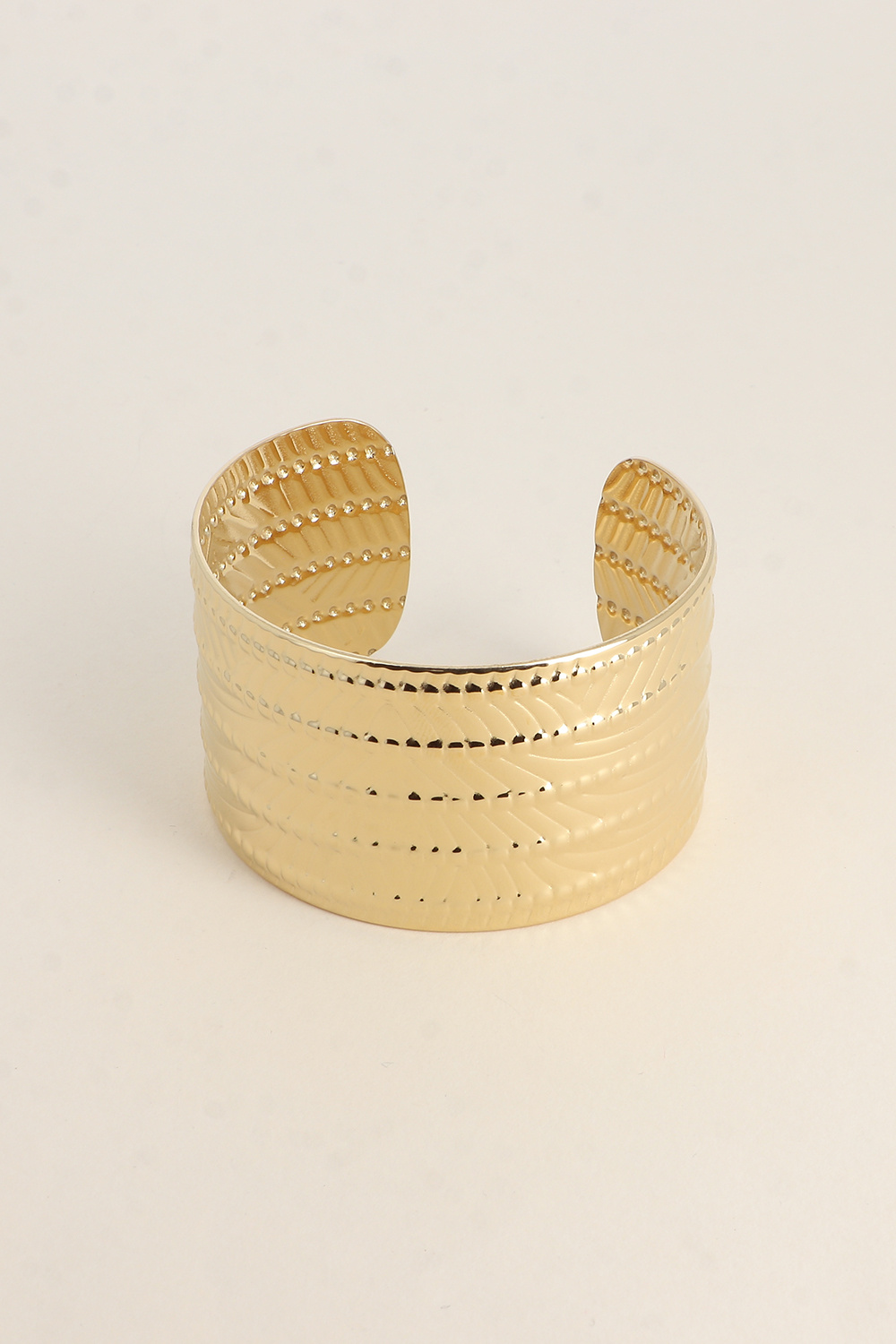 Grossiste Bohm - Manchette - lignes géométriques 4cm