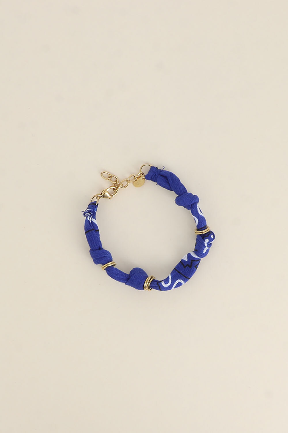 Mayorista Bohm - Pulsera - cinta de bandana y anillos de acero inoxidable
