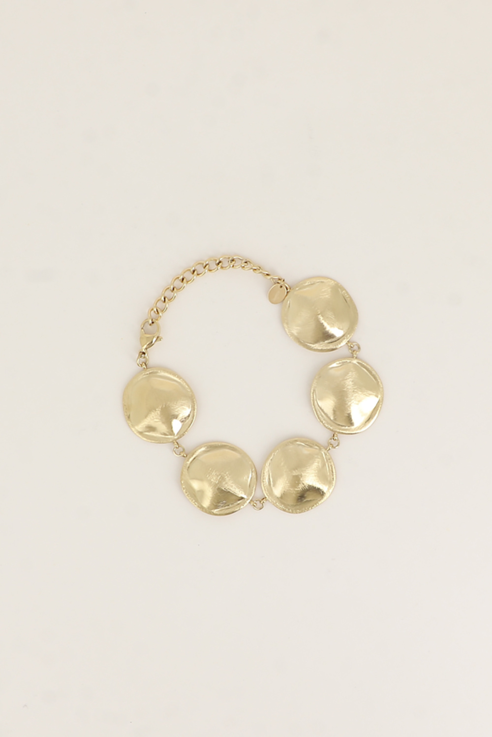 Mayorista Bohm - Pulsera - grandes piezas redondas cepilladas