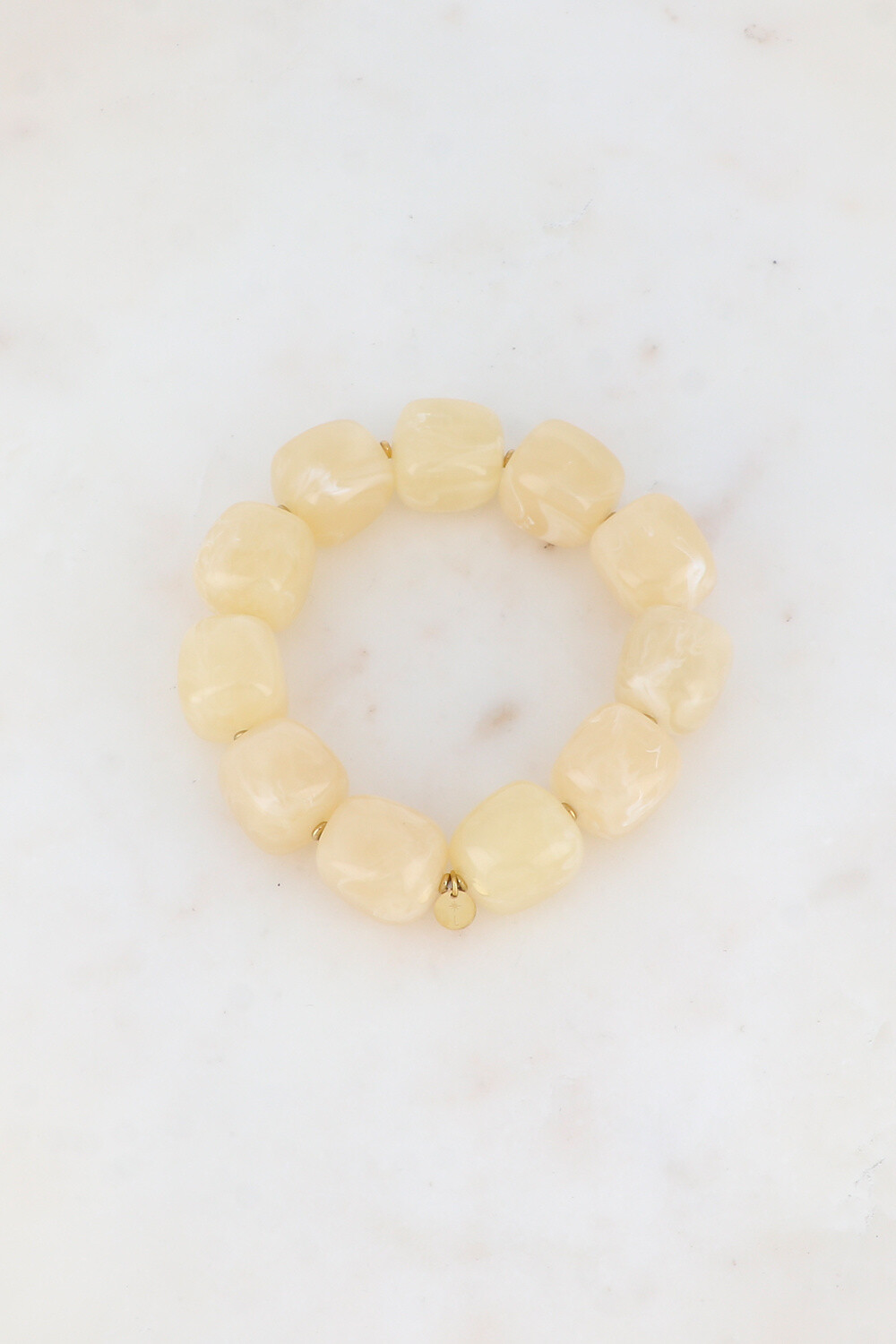Wholesaler Bohm - Elastic bracelet with colorful resin pearls