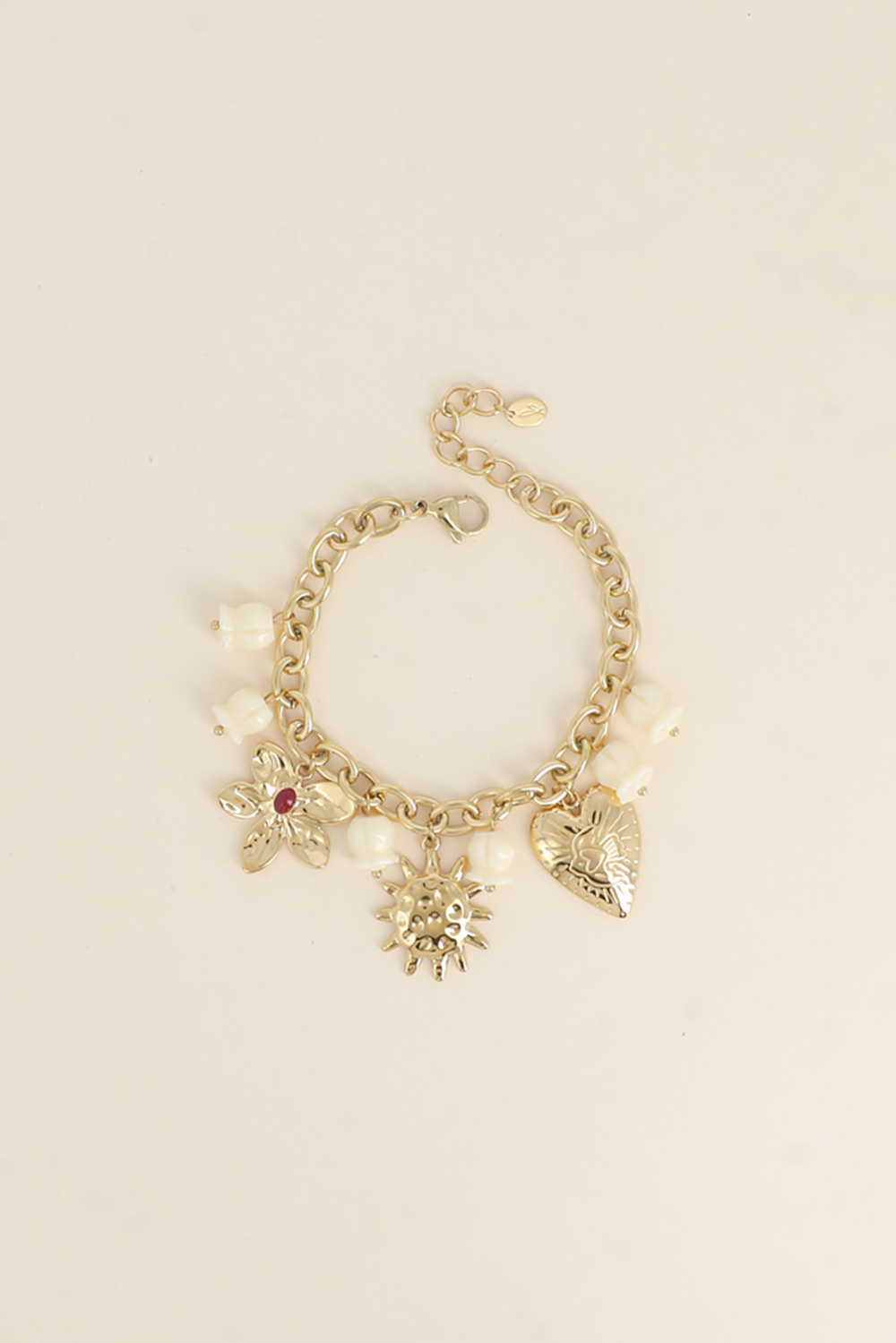 Mayorista Bohm - Pulsera - sol, corazón, flor