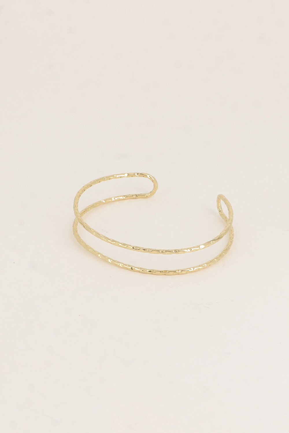 Wholesaler Bohm - Cuff - 2 rows of diamonds