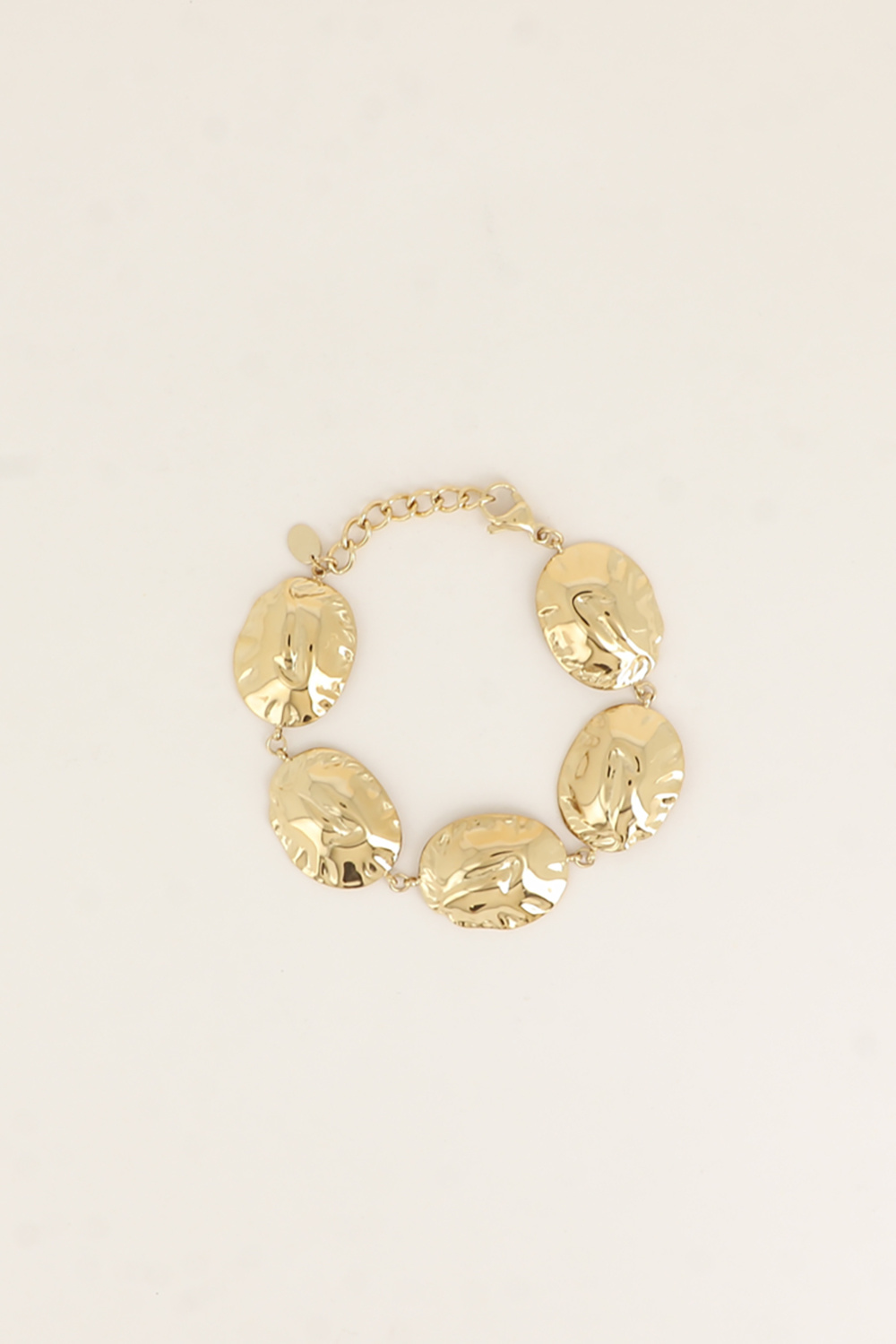 Mayorista Bohm - Pulsera - grandes piezas ovaladas texturizadas