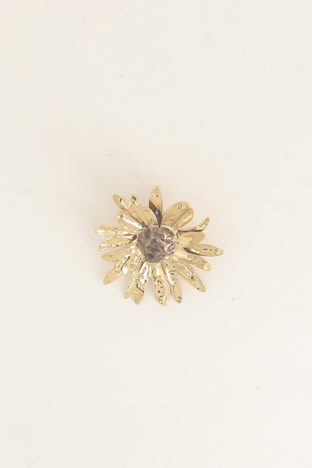 Großhändler Bohm - Anstecknadel - strukturierte Blume
