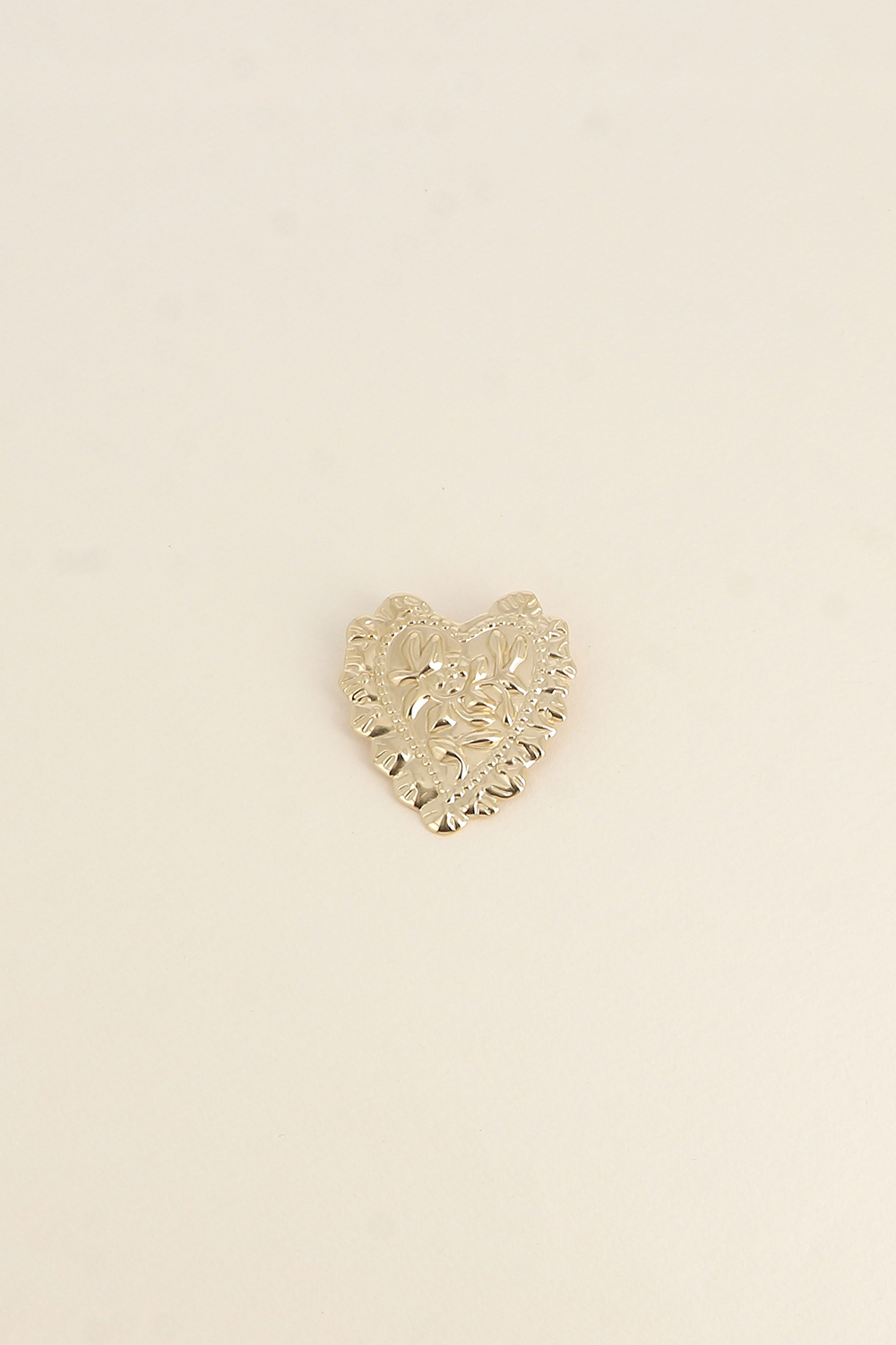Mayorista Bohm - Broche - diseño de corazón texturizado