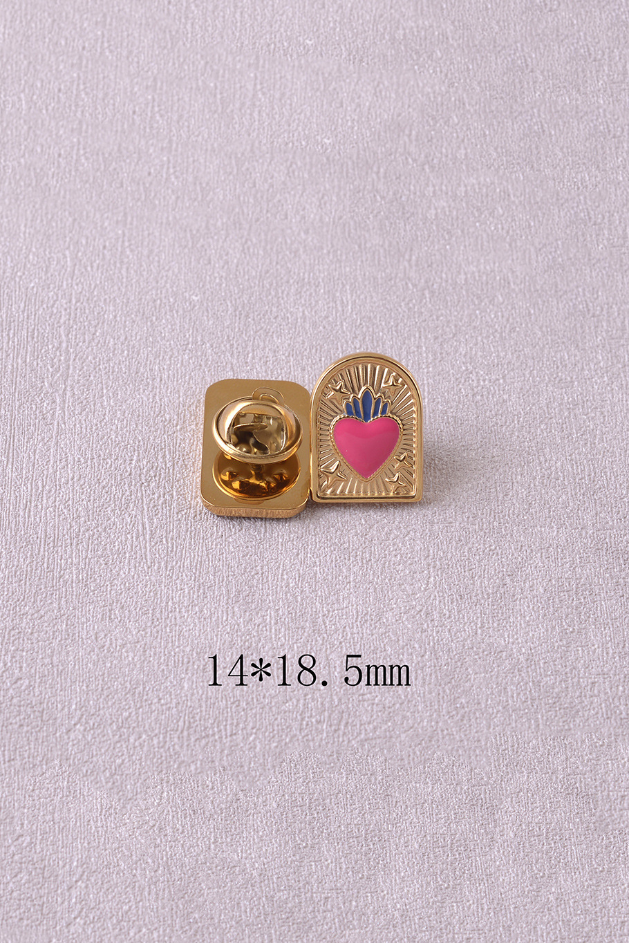 Mayorista Bohm - Pins - diseño de puerta, estrellas y corazón en esmalte