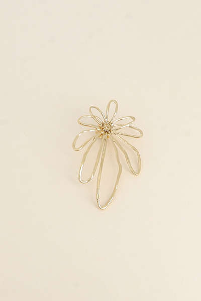 Grossiste Bohm - Pin's - motif floral ajouré 47 x 75 mm Grossiste Bohm - Pin's - motif floral ajouré 47 x 75 mm