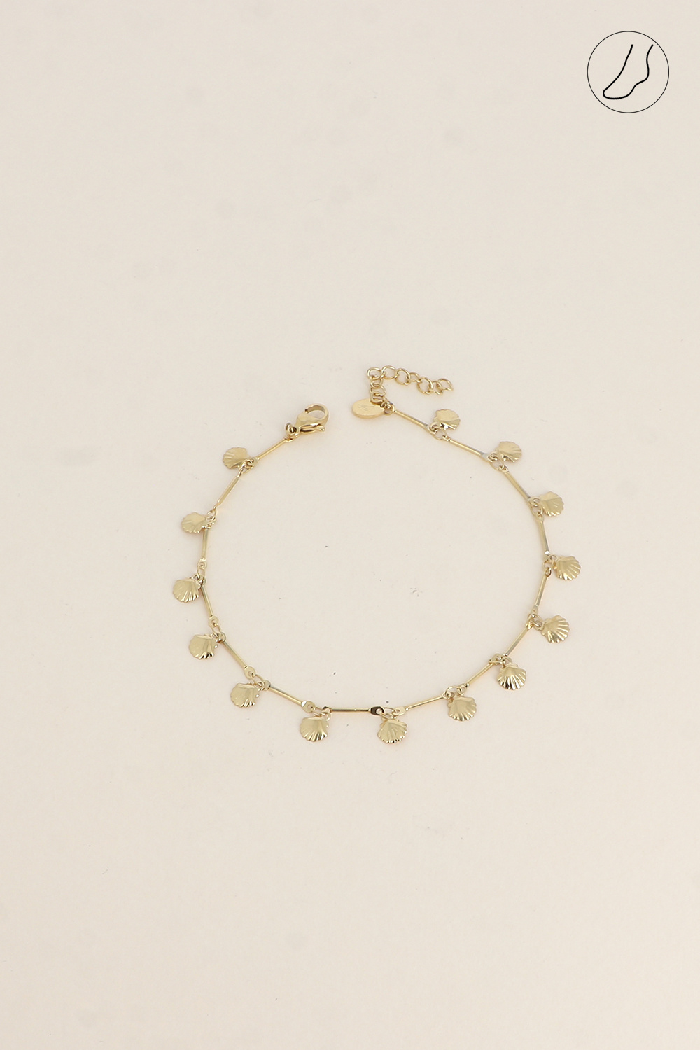 Grossiste Bohm - Chevillère - maille tiges et petits coquillages