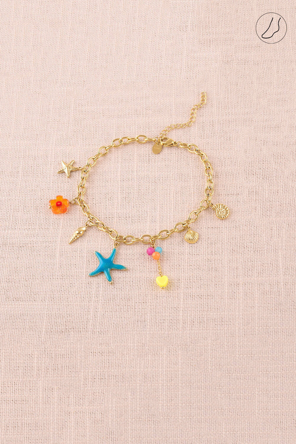 Grossista Bohm - Mela - stella marina smaltata, conchiglie, cuore, fiori, pasta di vetro