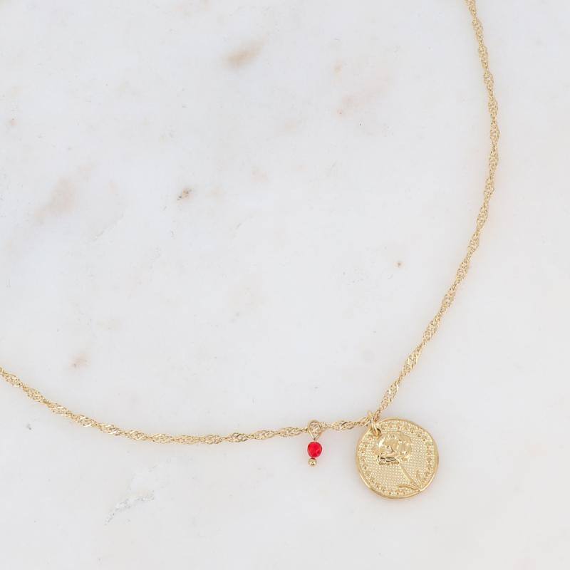 Grossista Bohm - Collana Fleury - Fiore di nascita - Gennaio CARNATION