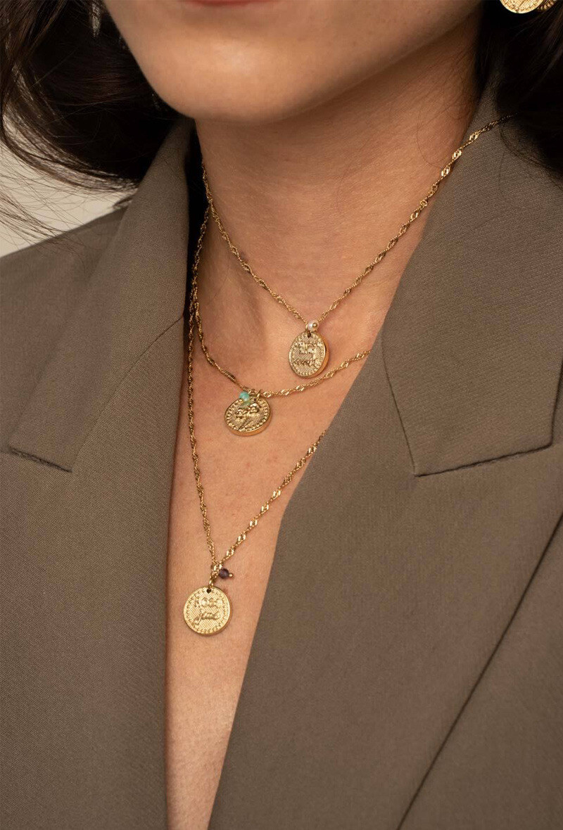 Grossista Bohm - Collana Fleury - Fiore di nascita - Dicembre NARCISSUS