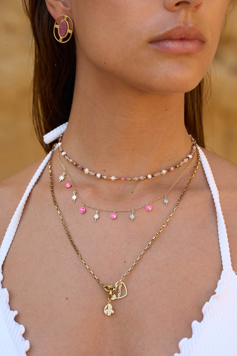 Großhändler Bohm - Pricia-Halskette – Halsband, Natursteine