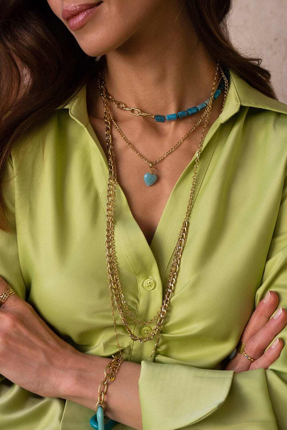 Grossista Bohm - Collana lunga Aveline - 3 maglie