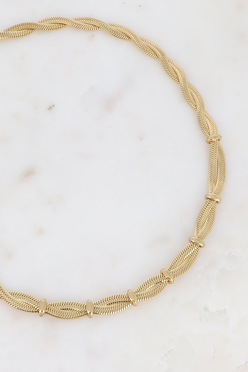 Grossiste Bohm - Collier - tresse de mailles miroir