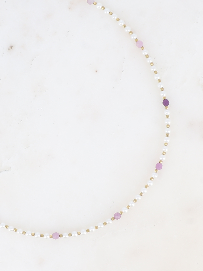 Mayorista Bohm - Pulsera Galicia - perlas de agua dulce y piedras naturales