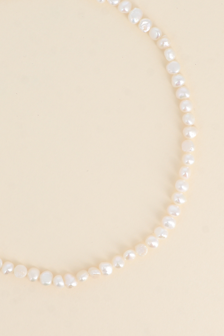 Wholesaler Bohm - Necklace on cord - 6mm freshwater pearls