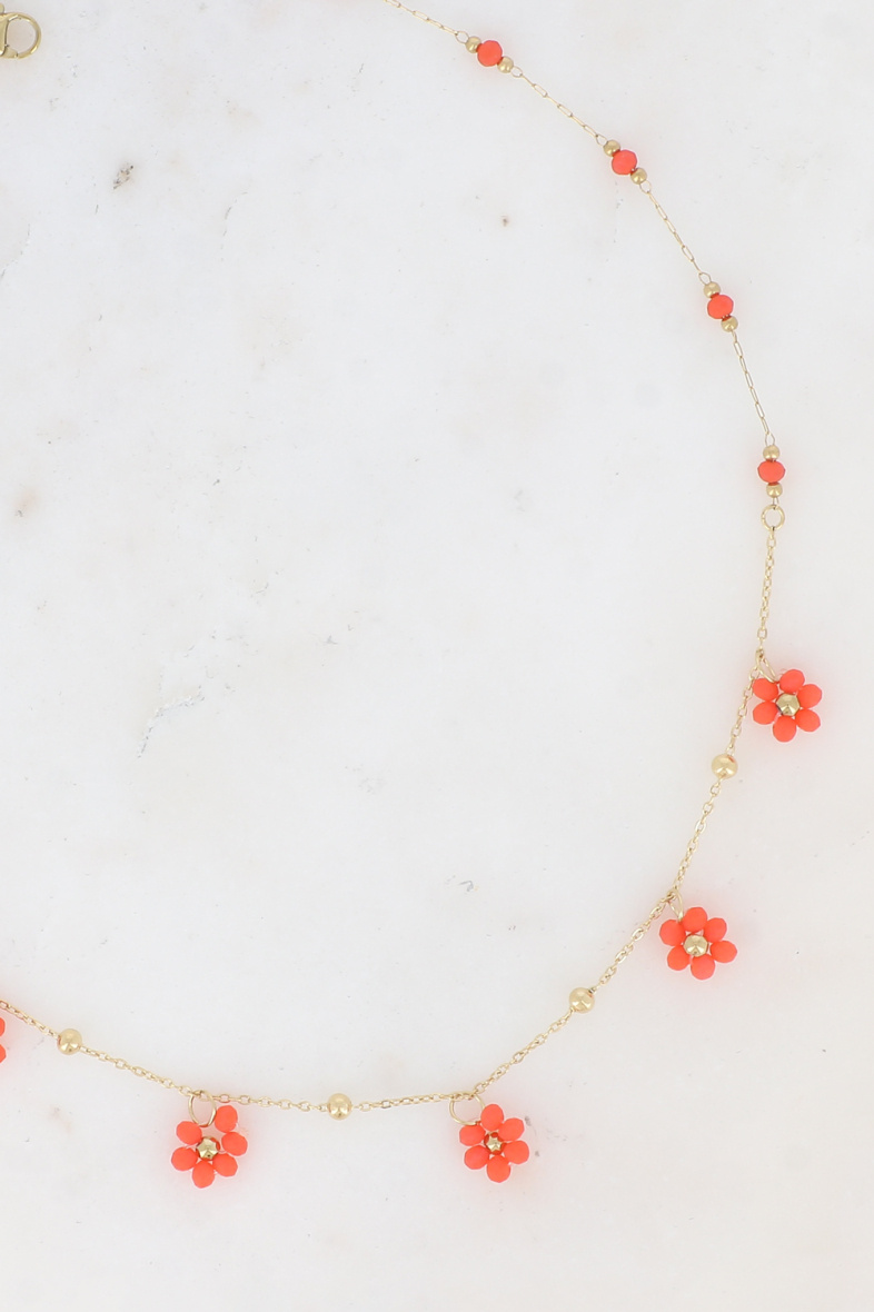 Großhändler Bohm - Armband - 3 Perlenblumen