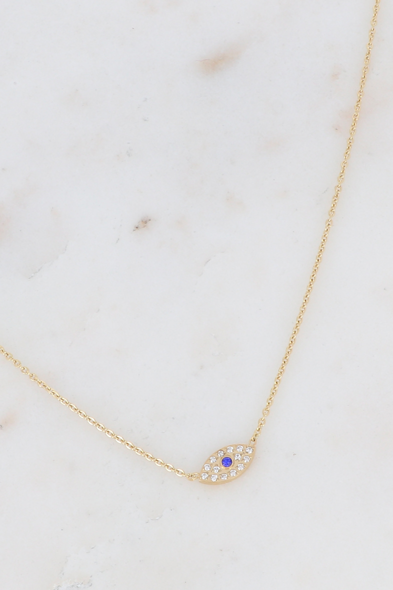 Grossiste Bohm - Collier Youlia - oeil serti d'oxydes de zirconium