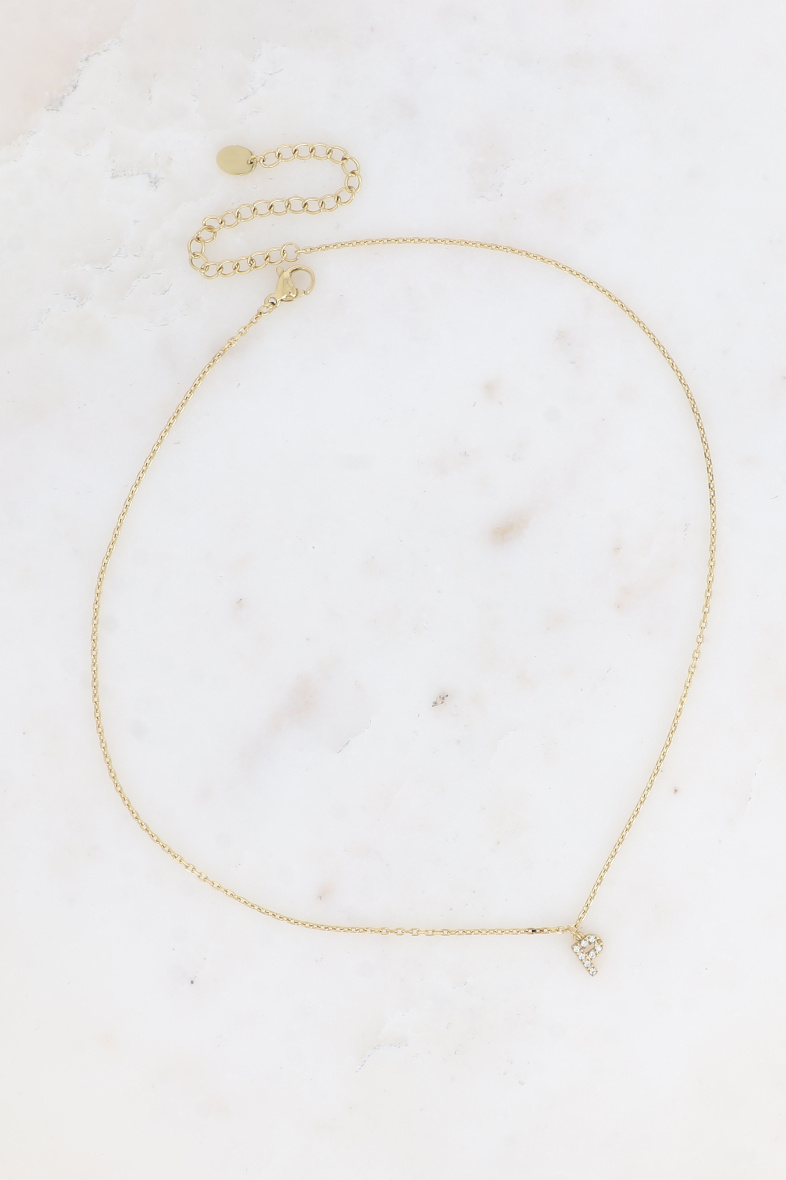 Grossiste Bohm - Collier - initial P avec oxydes de zirconium