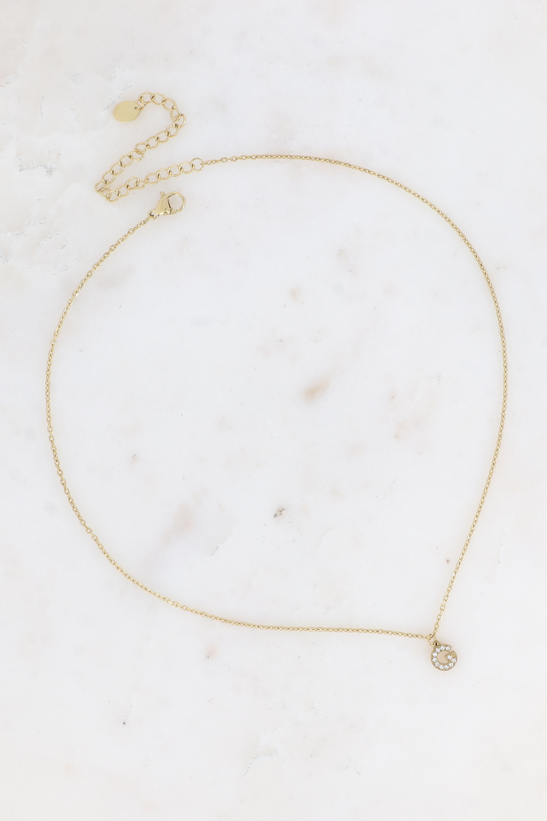 Grossiste Bohm - Collier - initial G avec oxydes de zirconium