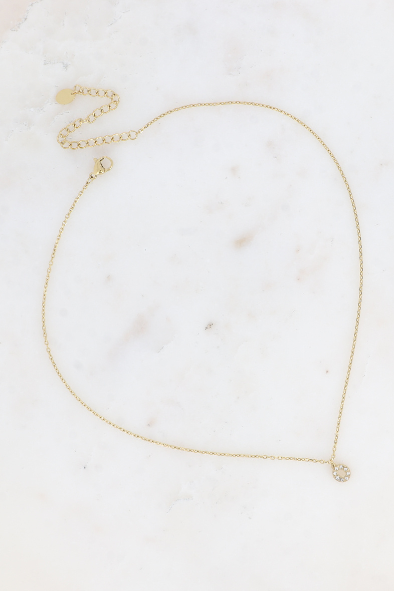 Grossiste Bohm - Collier - initial O avec oxydes de zirconium