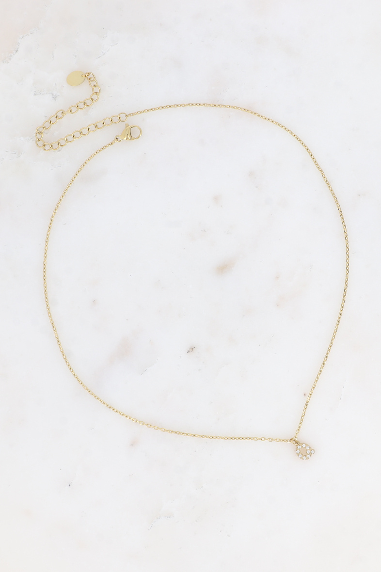Grossiste Bohm - Collier - initial Q avec oxydes de zirconium
