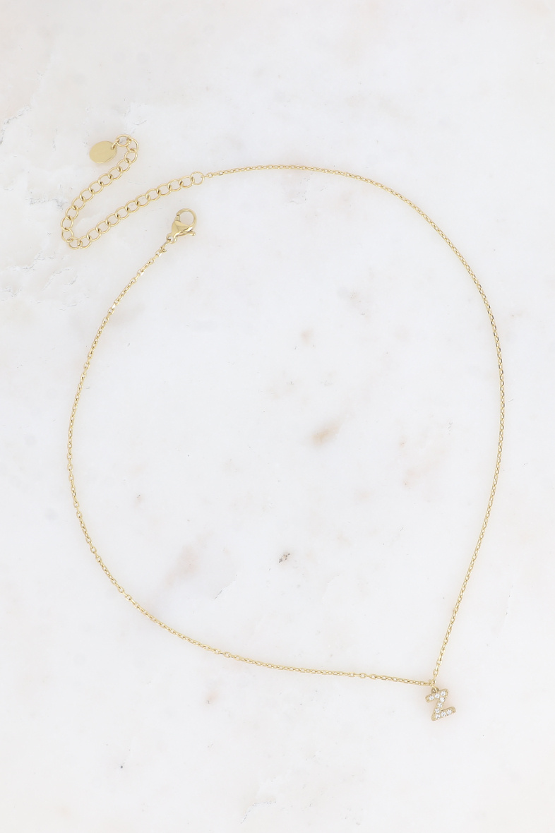 Grossiste Bohm - Collier - initial Z avec oxydes de zirconium