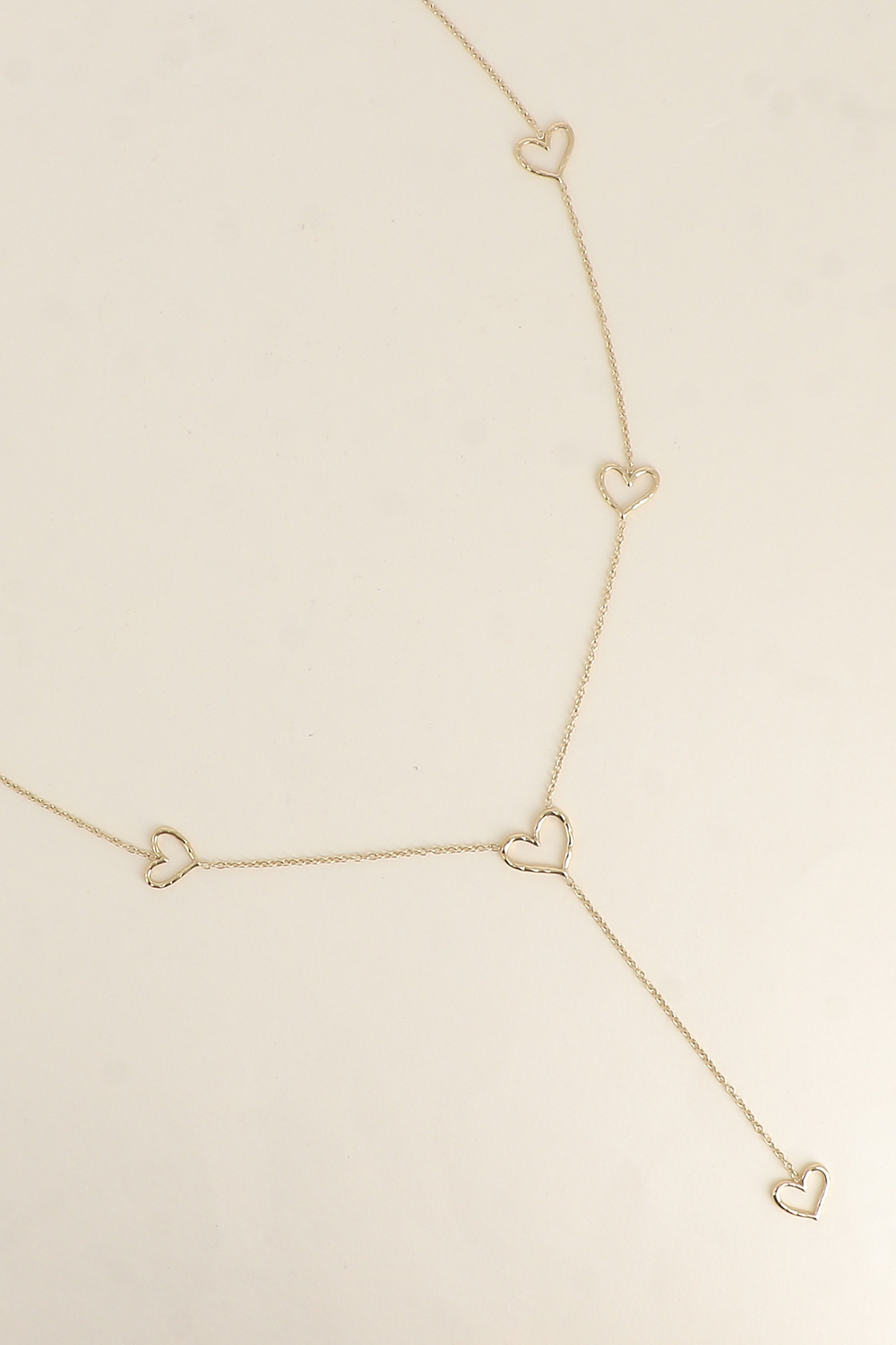 Mayorista Bohm - Collar en Y - Corazones Calados