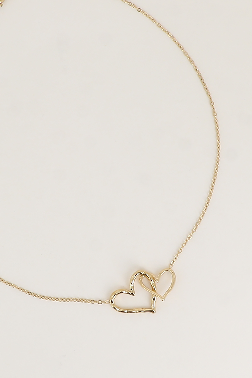 Mayorista Bohm - Collar - dos corazones calados