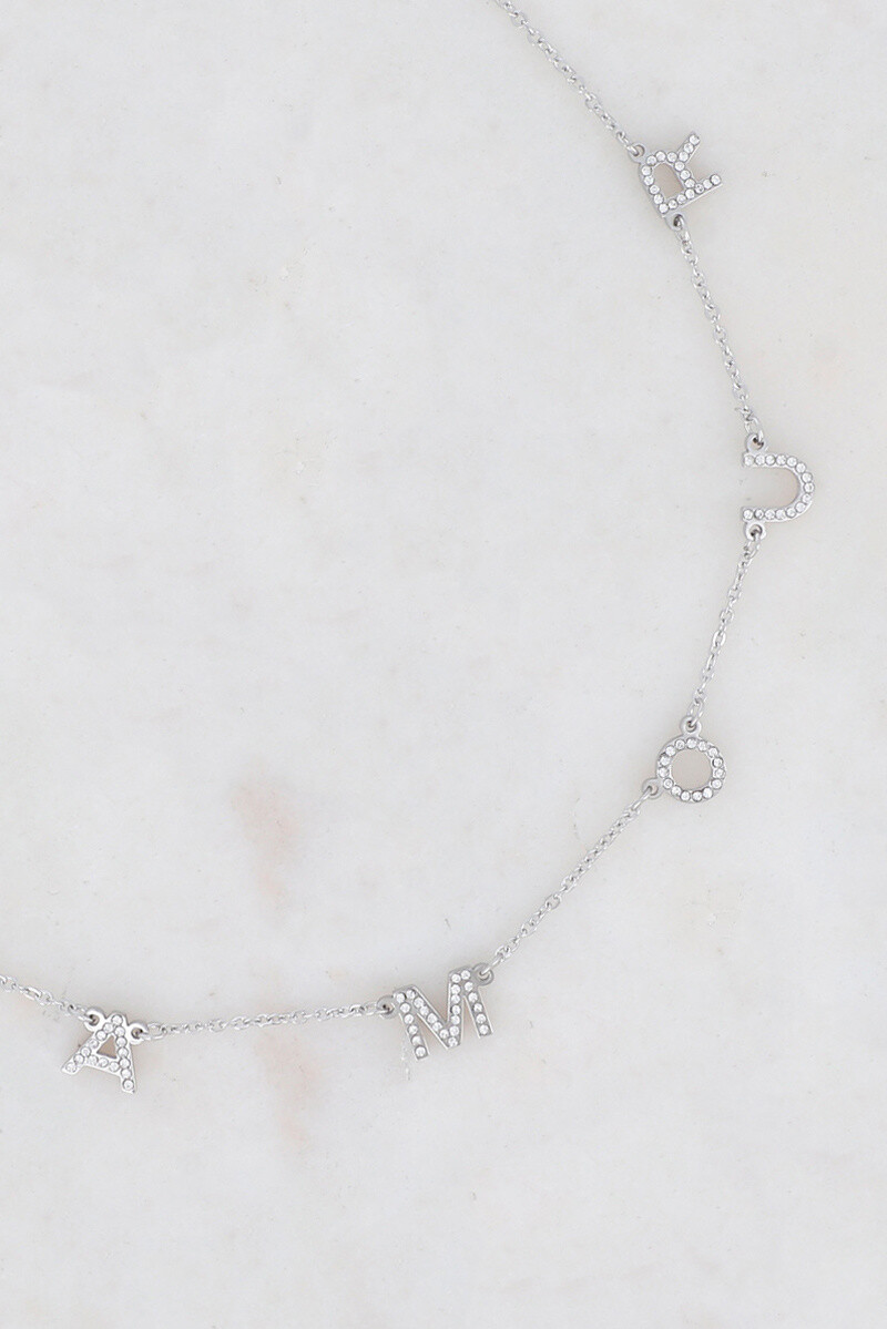 Grossiste Bohm - Collier AMOUR - oxydes de zirconium