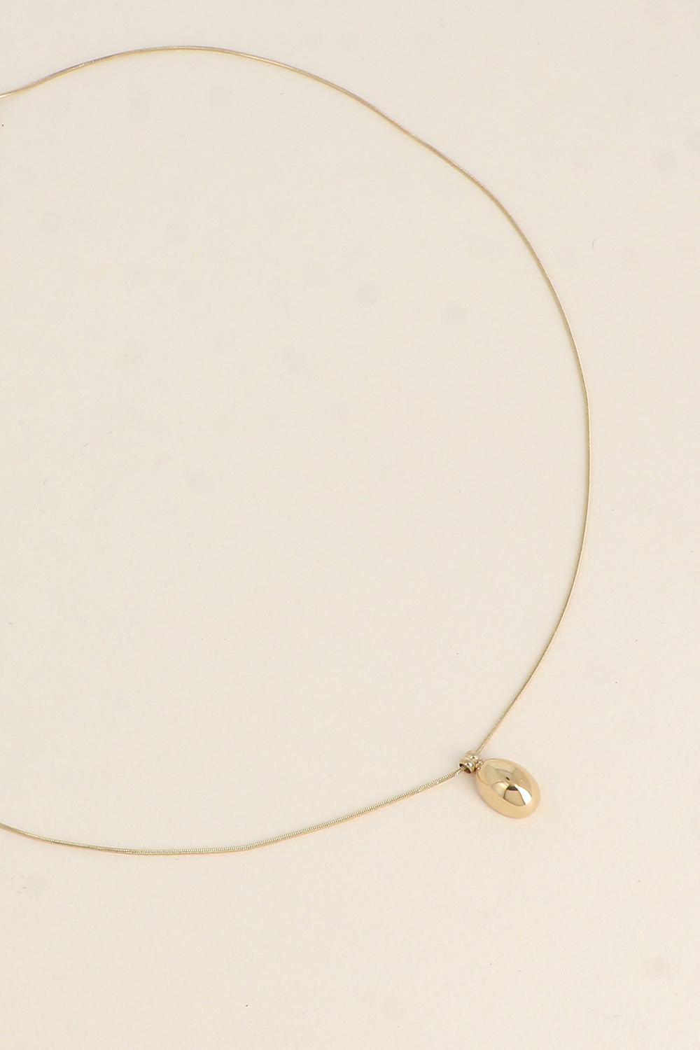 Grossiste Bohm - Collier - pendentif petit ovale bombé