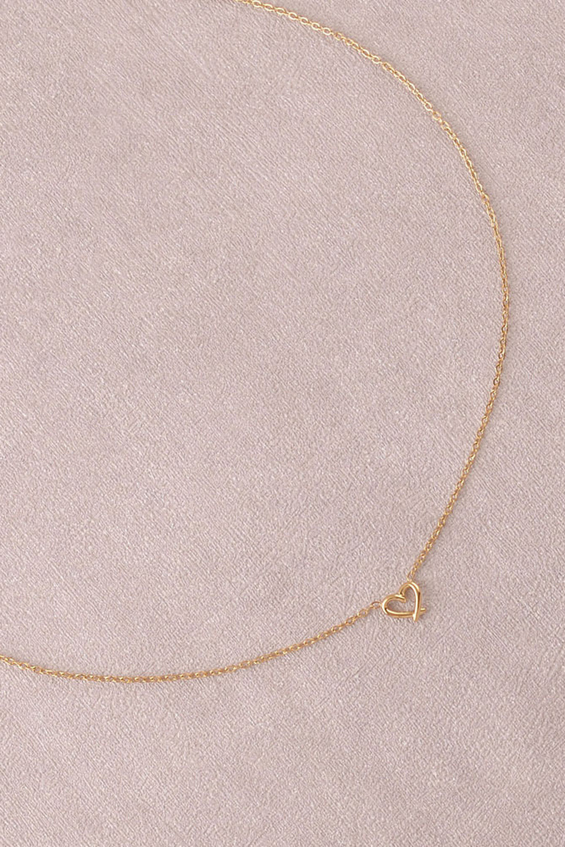 Mayorista Bohm - Collar - pequeño corazón calado