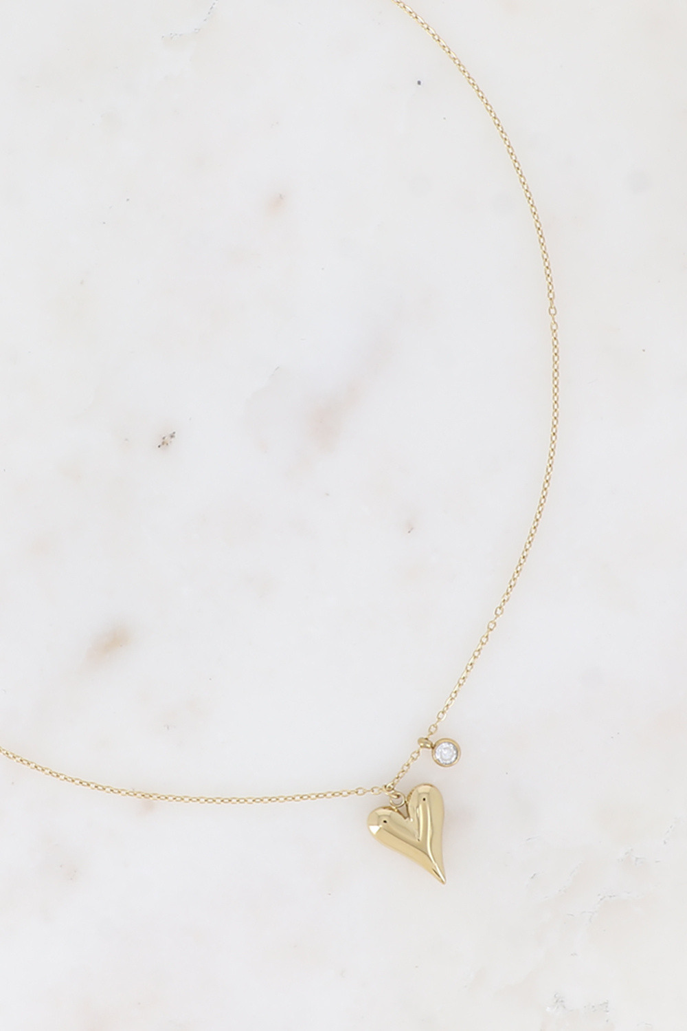 Grossiste Bohm - Collier Artley - coeur et cristal rond