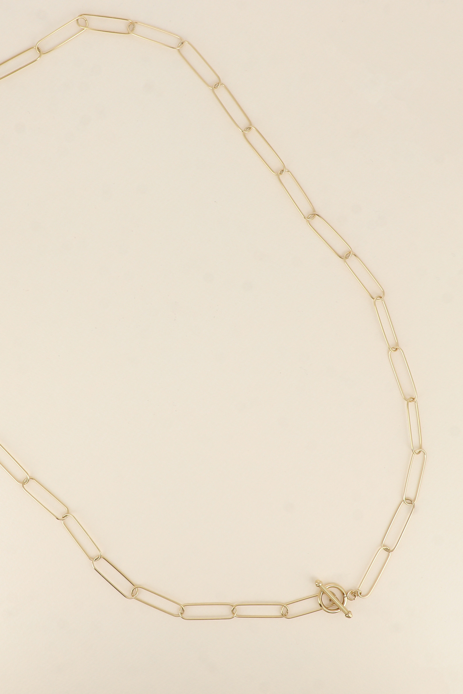 Wholesaler Bohm - Long necklace - toggle clasp and fine oval rings