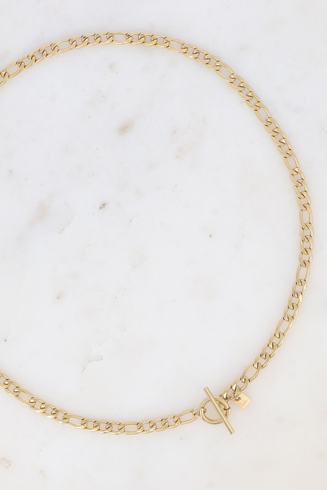 Wholesaler Bohm - Necklace - figaro chain with toggle clasp