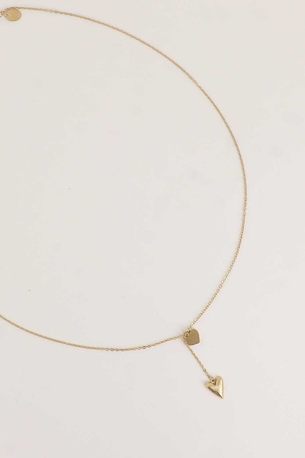 Grossiste Bohm - Collier Y - deux coeurs