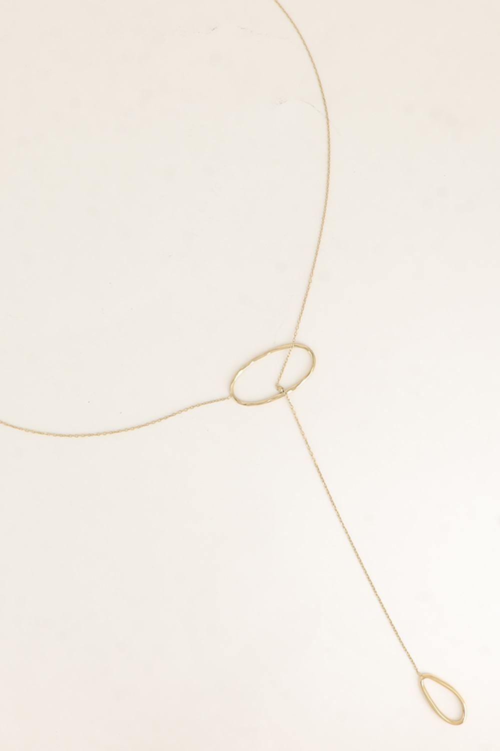 Mayorista Bohm - Collar en Y - 2 óvalos calados