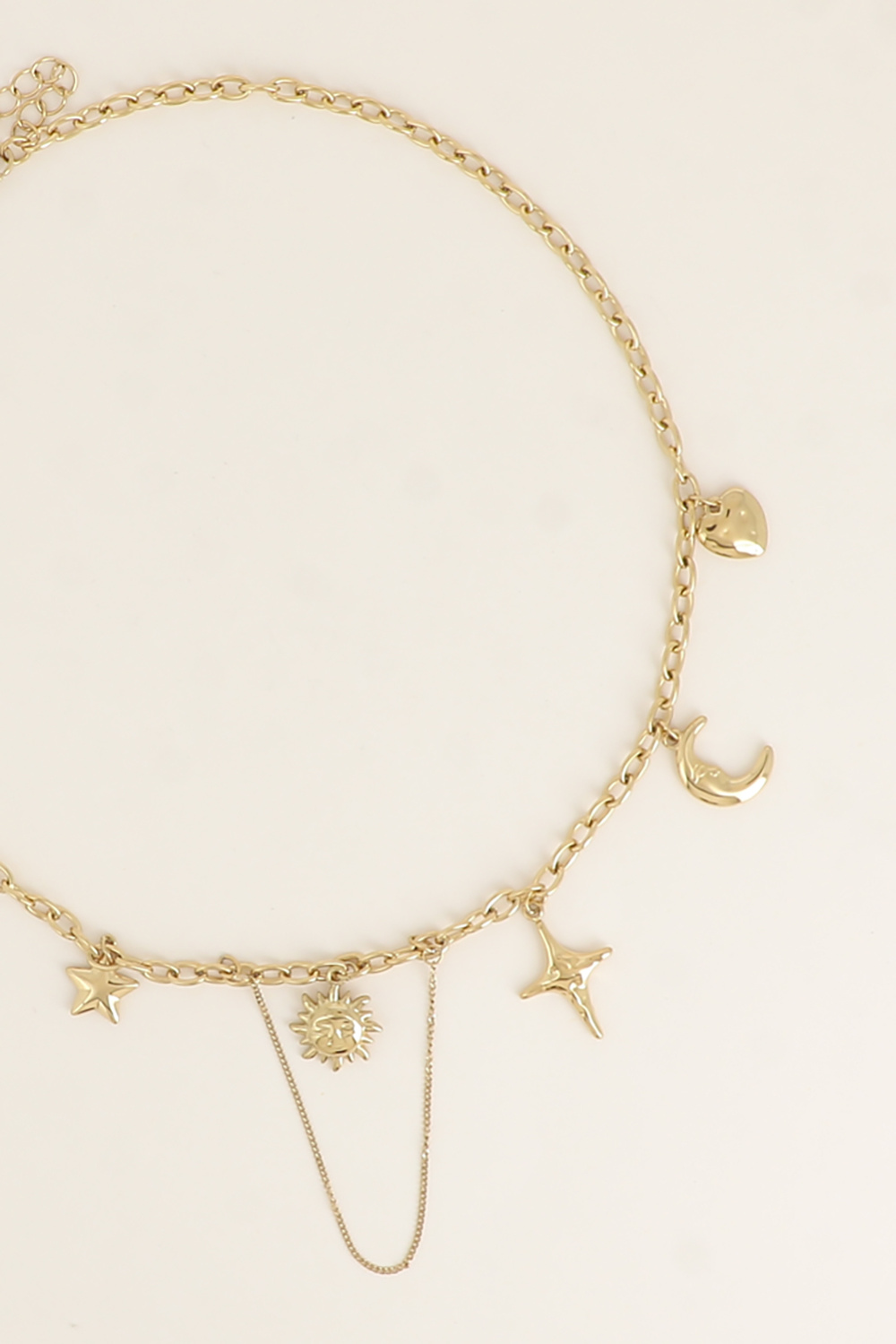 Grossiste Bohm - Collier - coeur, croissant de lune, étoiles, soleil
